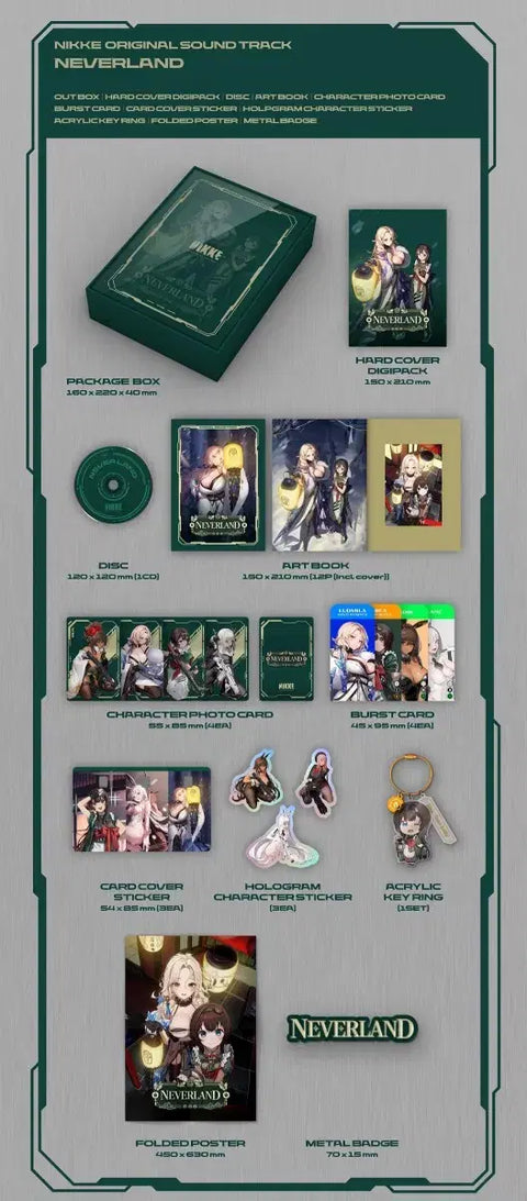 NIKKE OST Album 3-Set, Sealed with Benefits