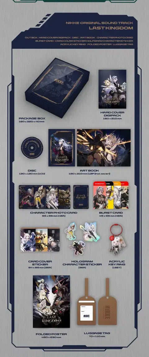 NIKKE OST Album 3-Set, Sealed with Benefits