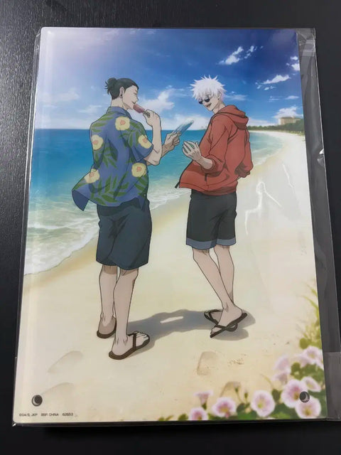 Jujutsu Kaisen Gojo Geto Beach Minh họa Tấm Acrylic