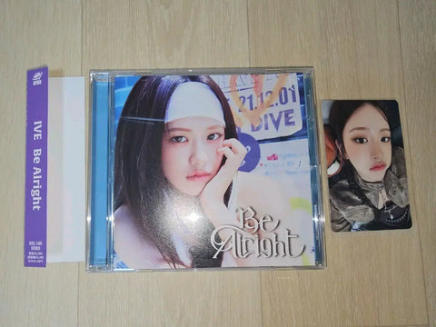 Phiên bản áo khoác IVE Be Alright Solo + Thẻ ảnh