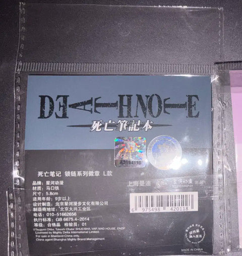 Death Note L Can Badge Unopened