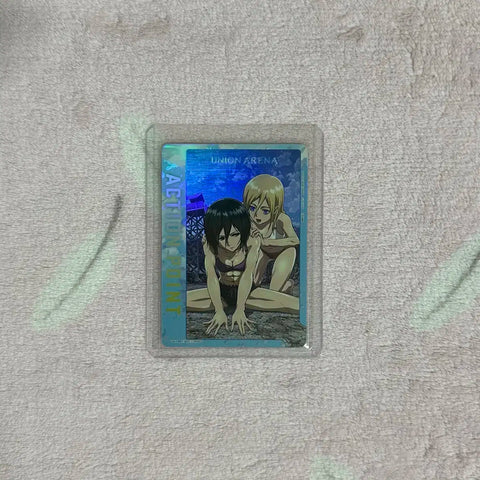 Attack on Titan Mikasa Historia Union Arena Series 1 Action Point Card