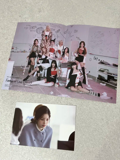 TWICE Formula of Love: O+T=<3 Unsealed Album Photocards Posters