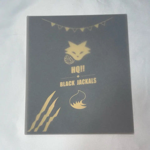 Haikyuu unofficial illustration folding screen Black Jackals Hinata Bokuto Atsumu Sakusa