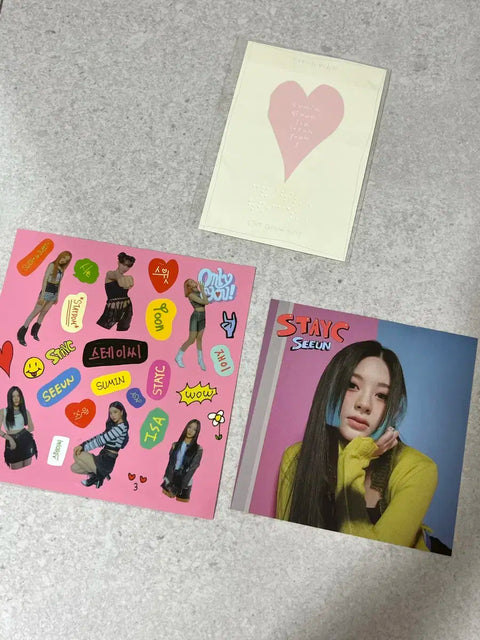 STAYC ASAP Album Photocards Stickers