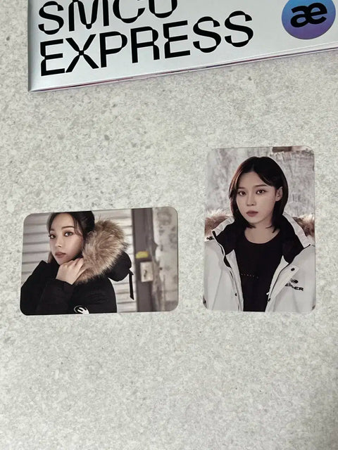 aespa 2021 Winter SMTOWN unboxing album photocard poster