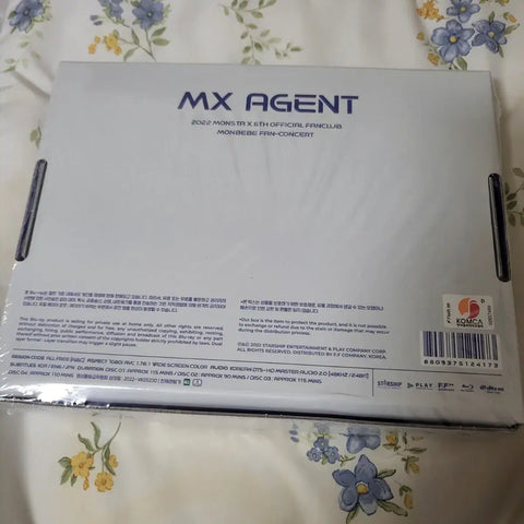 URGENT SALE) MONSTA X MX AGENT Fan-Con Blu-ray