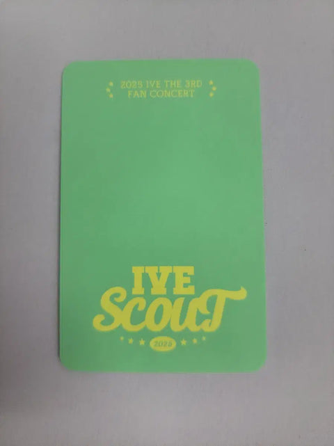 IVE fan concert Scout photokit Rei photocard transfer