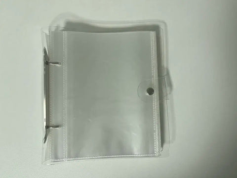 2-hole transparent photocard binder postcard binder