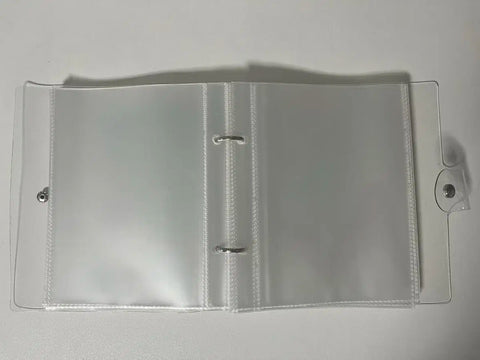 2-hole transparent photocard binder postcard binder