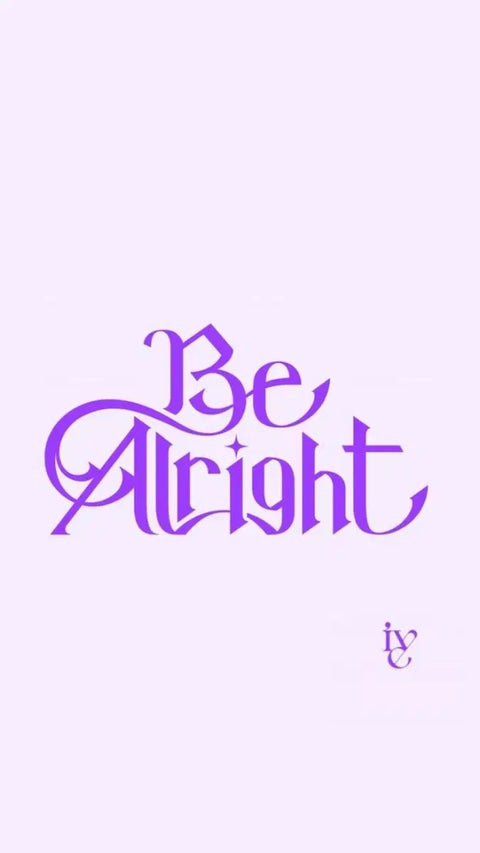 IVE Be Alright Wonyoung V version Wonyoung album photocard / Lucky Draw
