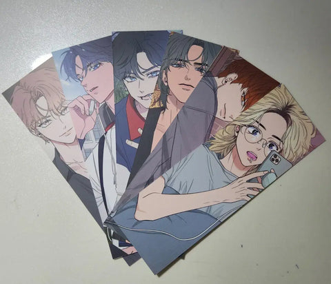 BL Webtoon Dosak Sketch Illustration 6-Sheet Set