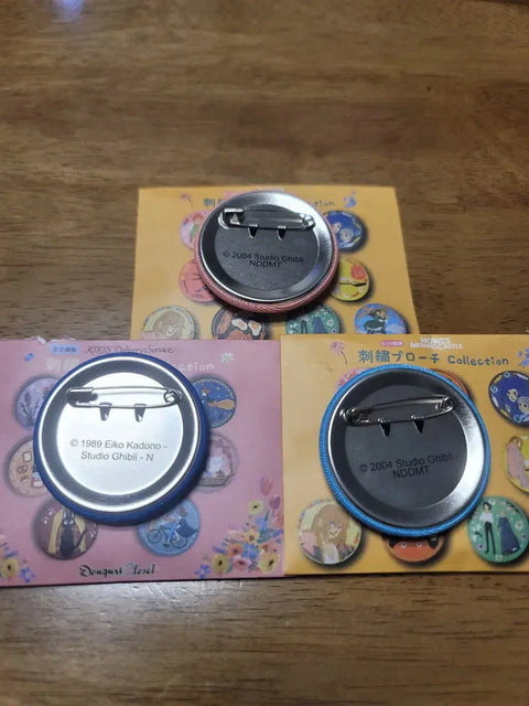 Batch Ghibli Embroidered Can Badge Set for Sale