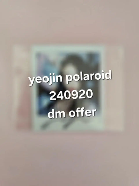LOONA Loossemble Yeojin Polaroid Transfer