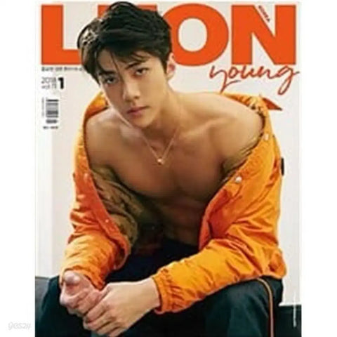 EXO Sehun Leon magazine photoshoot