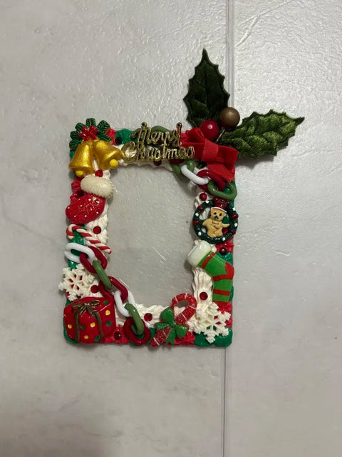 Christmas Decoden Photocard Holder