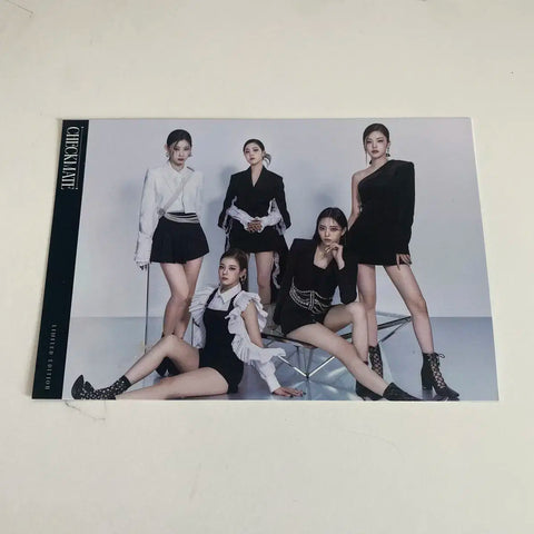 ITZY Checkmate Sneakers Group Postcard