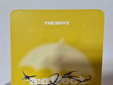 THE BOYZ Sunwoo U-BOYZ Unreleased Photocard Transfer