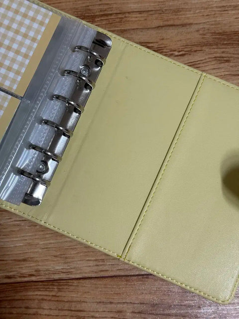 Move On To A7 Macaron Photocard Binder Yellow