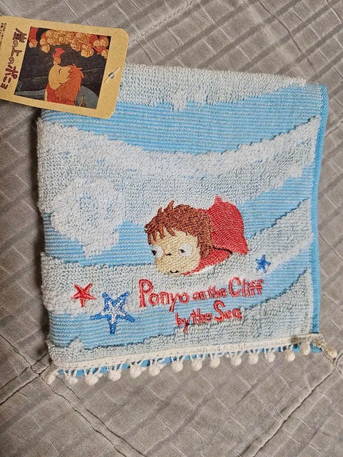 Ghibli Ponyo Hand Towel Handkerchief