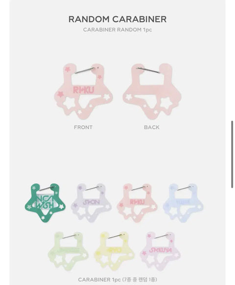 NCT WISH Pop Pop Random Carabiner NCT WISH