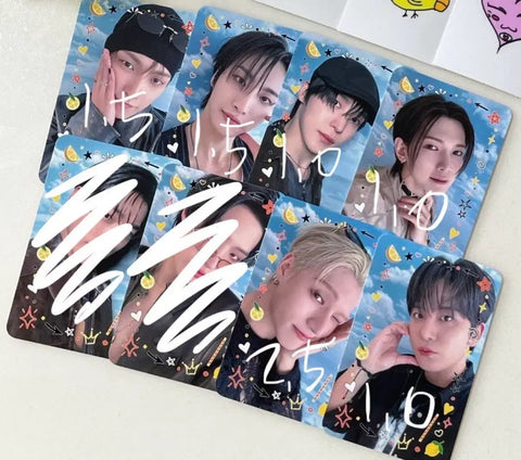 ATEEZ fansign photocard transfer