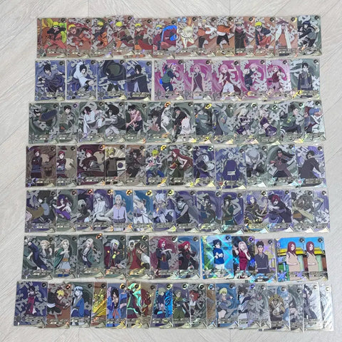 Lot of 92 Naruto trading cards