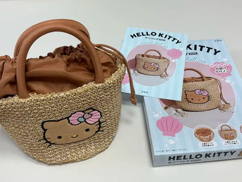 Tanning Kitty bag magazine mook cargo bag Hello Kitty bag magazine bonus