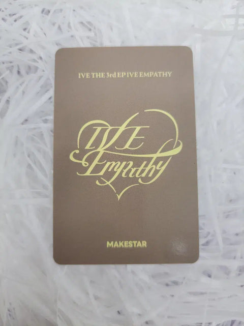 IVE EMPSI Makestar "It's Dangerous Outside the Blanket" Wonyoung photocard for sale.