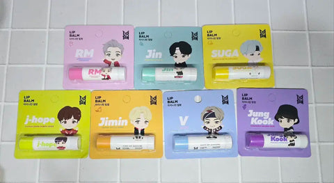 BTS TinyTan Lip Balm Set All Unopened