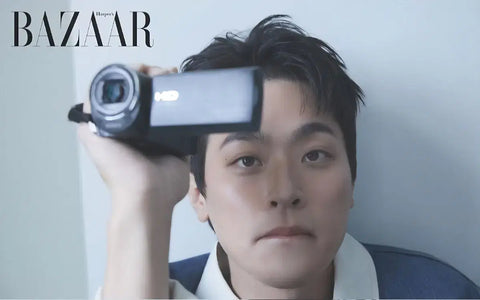 Transfer/Sale of Harper's Bazaar magazine featuring actor Park Jung-min's photoshoot and interview.