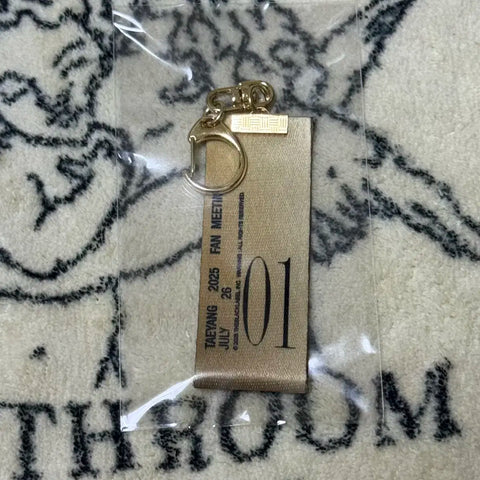 Unopened Big Bang Taeyang 01 Forever Fan Meeting Keyring