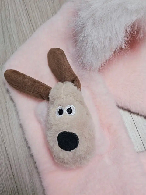 Wallace and Gromit Beanie Character Winter Hat Scarf Balaclava Fur Hat Dog