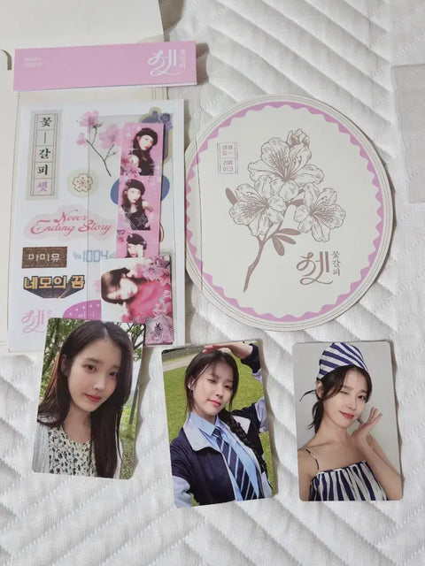 IU Flower Bookmark Set Photocards