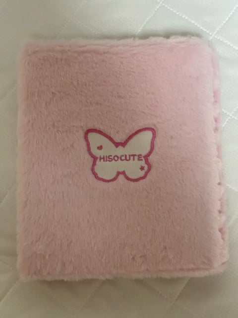 Pink fur binder bunny guardian, includes 30 inner pages, for sale/transfer
