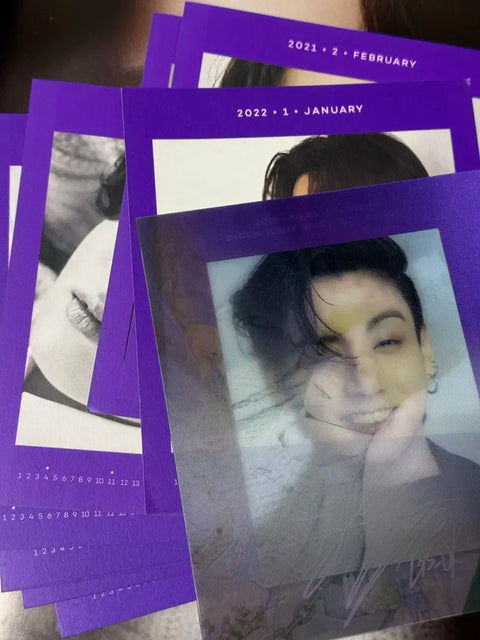 BTS JK Jungkook D-Icon Photobook Keychain Photocard Calendar