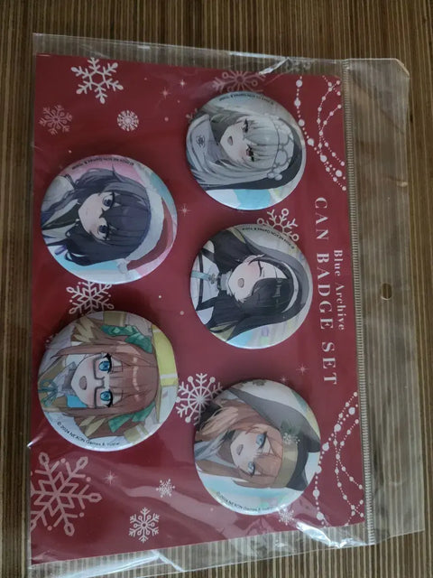 Blue Archive Can Badge Set