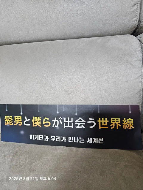 Official Hige Dandism Korea concert ginte + slogan