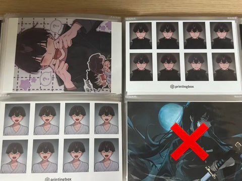 Kaiju No. 8 Hoshina Narumi Printing Box Photo Booth ID Photos, selling all together.