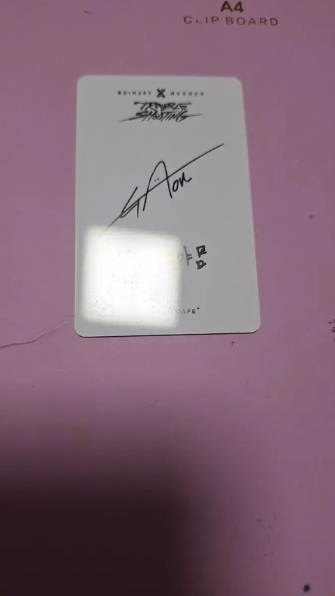 XDIZ Whosfan Print Photocard Message Gaon Sales