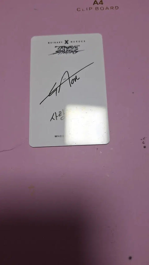 XDIZ Whosfan Print Photocard Message Gaon Sales