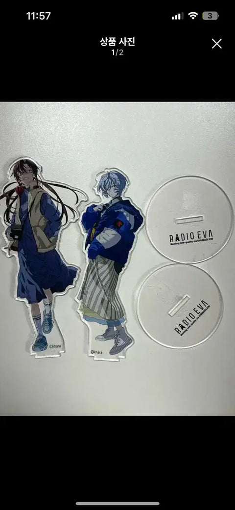 Evangelion Acrylic Stand Ayanami Rei Mari