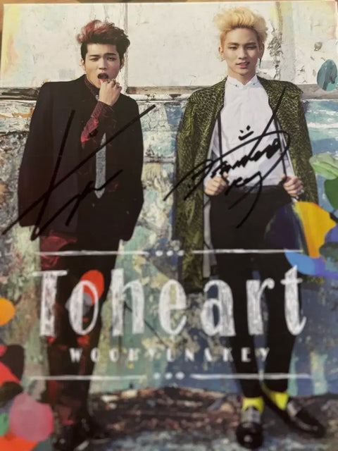Key Woohyun Toheart Signed CD
