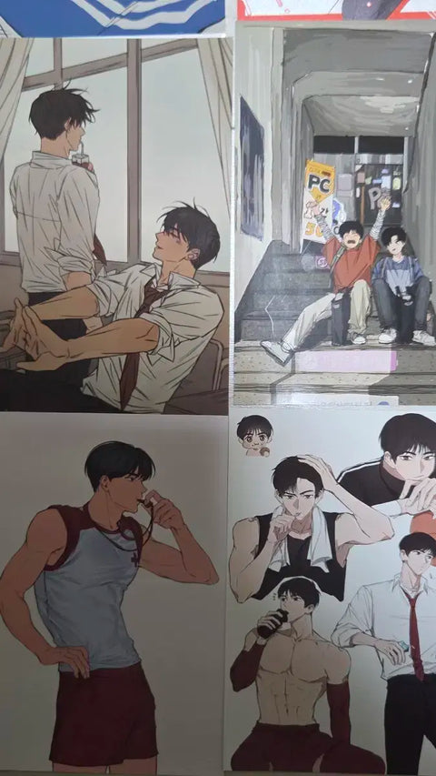 Garbage Time, Gapta, unofficial goods, print box, postcard, Bread Jun, Jeon Young-joong, Sung Joon-soo, Park Byung-chan