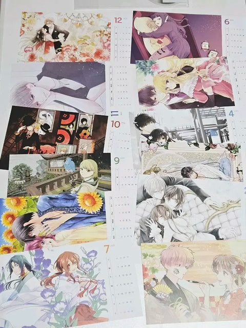 Mayqueen Comics Romance Manga 2025 Calendar Postcard