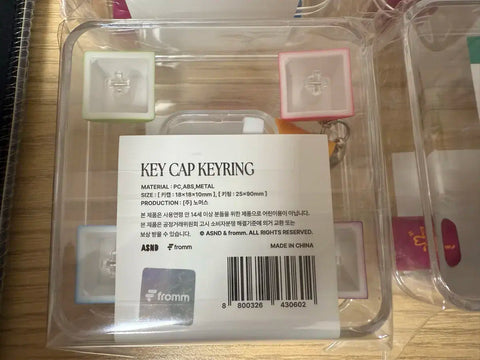 promis_9 NOW TOMORROW Keycap Keyring Unopened New Item