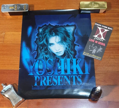 Yoshiki Hide Toshi Poster X JAPAN Seoul Concert Advertisement Poster X JAPAN