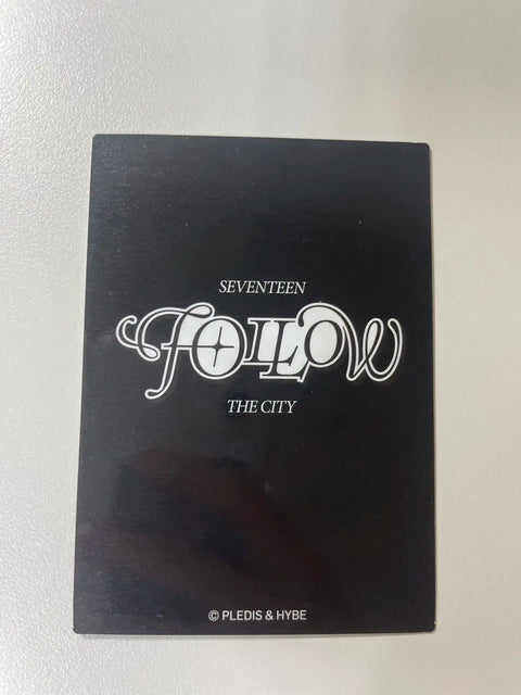 Seventeen Mingyu Follow The City Stamp Rally Photocard