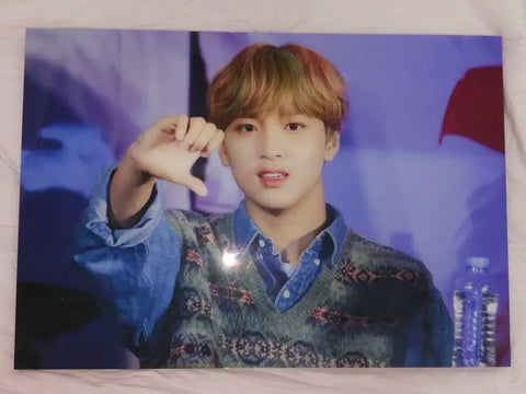 NCT Haechan A3 acrylic frame, from chocolate cake, Rainbow Dong
