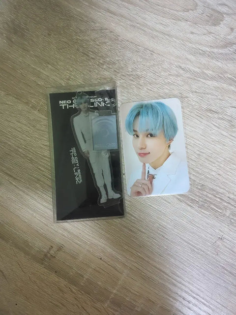 NCT 127 The Link Jungwoo photocard + acrylic stand